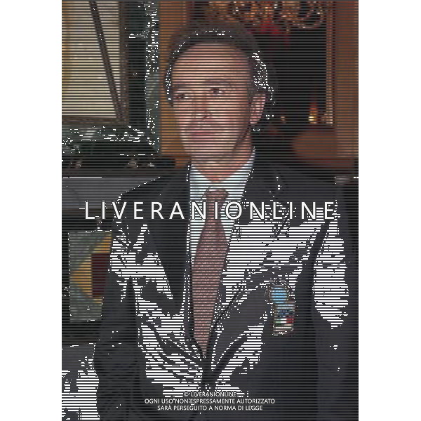 16-12-1997 MILANO HOTEL PRINCIPE E SAVOIA FESTA DI NATALE DELLA LEGA CALCIO NELLA FOTO MAURIZIO MATTEI AG ALDO LIVERANI SAS