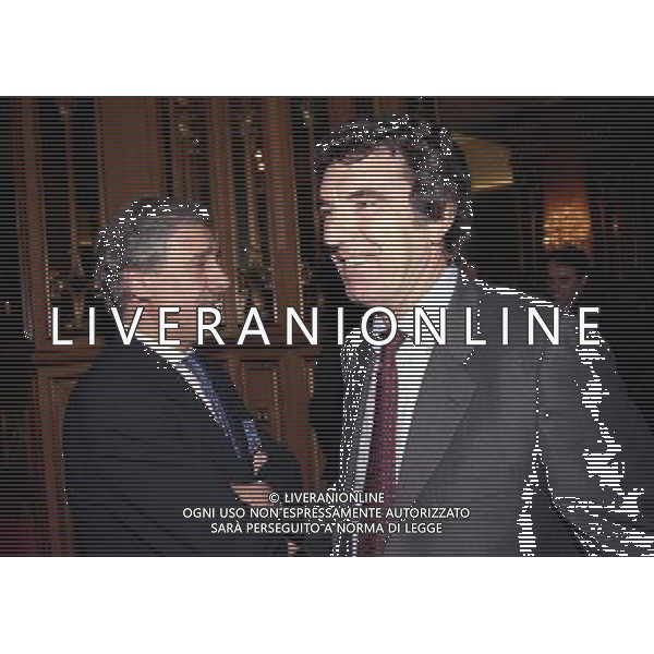 16-12-1997 MILANO HOTEL PRINCIPE E SAVOIA FESTA DI NATALE DELLA LEGA CALCIO NELLA FOTO FABIO BALDAS E DINO ZOFF AG ALDO LIVERANI SAS