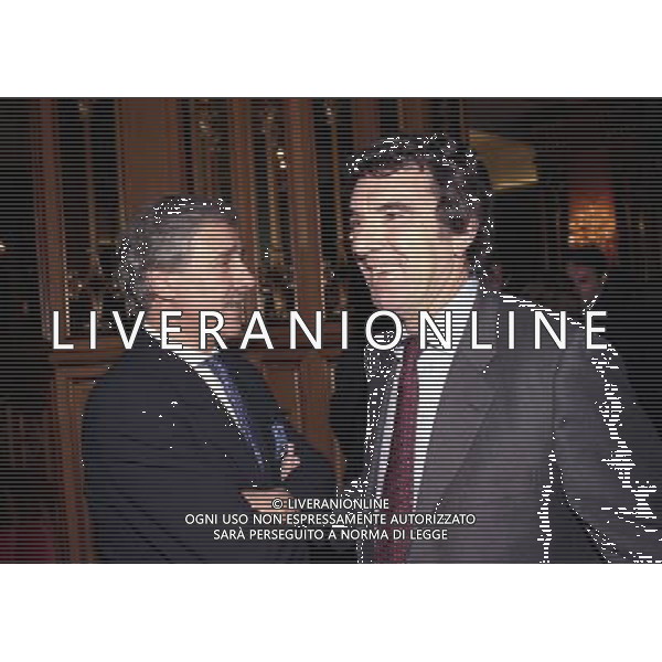 16-12-1997 MILANO HOTEL PRINCIPE E SAVOIA FESTA DI NATALE DELLA LEGA CALCIO NELLA FOTO FABIO BALDAS E DINO ZOFF AG ALDO LIVERANI SAS