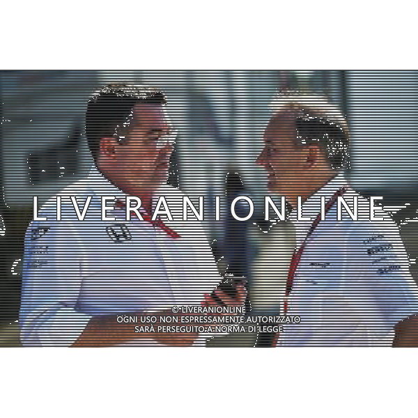 (L to R): Eric Boullier (FRA) McLaren Racing Director with Jonathan Neale (GBR) McLaren Chief Operating Officer. 29.07.2017. Formula 1 World Championship, Rd 11, Hungarian Grand Prix, Budapest, Hungary, Qualifying Day. /AGENZIA ALDO LIVERANI SAS - ITALY ONLY - EDITORIAL USE ONLY - GP F1 UNGHERIA PROVE UFFICIALI QUALIFICHE 29/07/2017