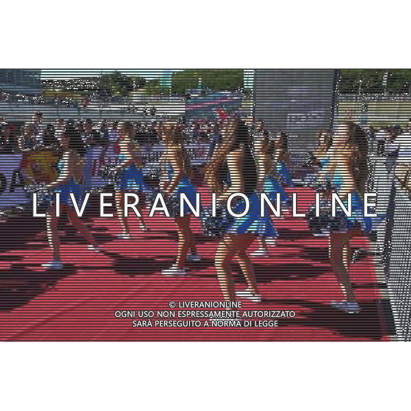 Cheerleaders. 29.07.2017. Formula 1 World Championship, Rd 11, Hungarian Grand Prix, Budapest, Hungary, Qualifying Day. /AGENZIA ALDO LIVERANI SAS - ITALY ONLY - EDITORIAL USE ONLY - GP F1 UNGHERIA PROVE UFFICIALI QUALIFICHE 29/07/2017