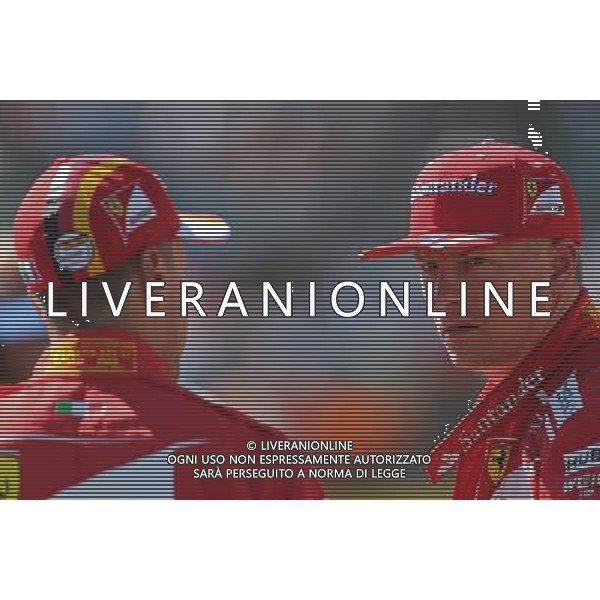 Kimi Raikkonen (FIN) Scuderia Ferrari and Sebastian Vettel (GER) Scuderia Ferrari 29.07.2017. Formula 1 World Championship, Rd 11, Hungarian Grand Prix, Budapest, Hungary, Qualifying Day. /AGENZIA ALDO LIVERANI SAS - ITALY ONLY - EDITORIAL USE ONLY - GP F1 UNGHERIA PROVE UFFICIALI QUALIFICHE 29/07/2017