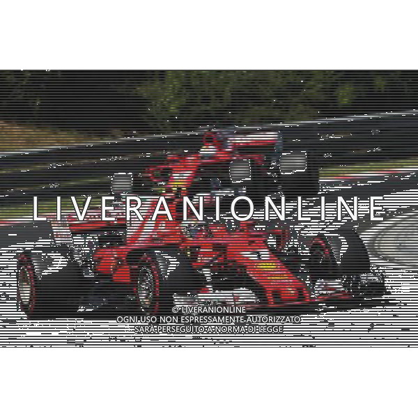 Kimi Raikkonen (FIN) Ferrari SF70H leads team mate Sebastian Vettel (GER) Ferrari SF70H. 29.07.2017. Formula 1 World Championship, Rd 11, Hungarian Grand Prix, Budapest, Hungary, Qualifying Day. /AGENZIA ALDO LIVERANI SAS - ITALY ONLY - EDITORIAL USE ONLY - GP F1 UNGHERIA PROVE UFFICIALI QUALIFICHE 29/07/2017