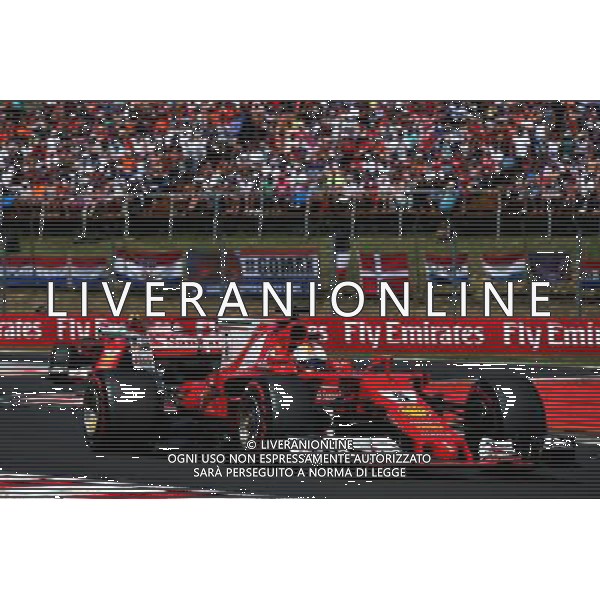Sebastian Vettel (GER) Ferrari SF70H. 30.07.2017. Formula 1 World Championship, Rd 11, Hungarian Grand Prix, Budapest, Hungary, Race Day. /AGENZIA ALDO LIVERANI SAS - ITALY ONLY - EDITORIAL USE ONLY - - GP F1 BUDAPEST UNGHERIA GARA 30/07/2017