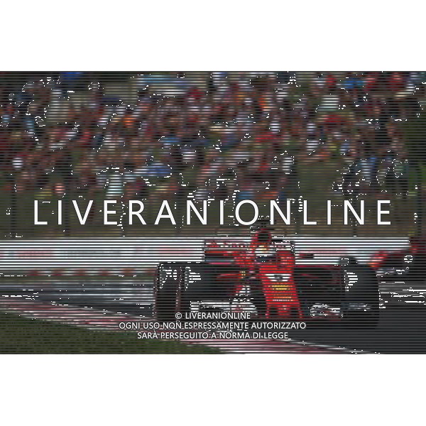 Sebastian Vettel (GER) Ferrari SF70H. 30.07.2017. Formula 1 World Championship, Rd 11, Hungarian Grand Prix, Budapest, Hungary, Race Day. /AGENZIA ALDO LIVERANI SAS - ITALY ONLY - EDITORIAL USE ONLY - - GP F1 BUDAPEST UNGHERIA GARA 30/07/2017
