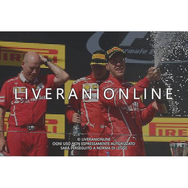1st place Sebastian Vettel (GER) Ferrari SF70H. 30.07.2017. Formula 1 World Championship, Rd 11, Hungarian Grand Prix, Budapest, Hungary, Race Day. /AGENZIA ALDO LIVERANI SAS - ITALY ONLY - EDITORIAL USE ONLY - - GP F1 BUDAPEST UNGHERIA GARA 30/07/2017