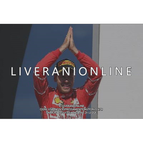1st place Sebastian Vettel (GER) Ferrari SF70H. 30.07.2017. Formula 1 World Championship, Rd 11, Hungarian Grand Prix, Budapest, Hungary, Race Day. /AGENZIA ALDO LIVERANI SAS - ITALY ONLY - EDITORIAL USE ONLY - - GP F1 BUDAPEST UNGHERIA GARA 30/07/2017