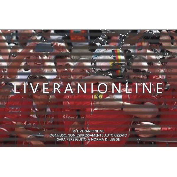 1st place Sebastian Vettel (GER) Ferrari SF70H. 30.07.2017. Formula 1 World Championship, Rd 11, Hungarian Grand Prix, Budapest, Hungary, Race Day. /AGENZIA ALDO LIVERANI SAS - ITALY ONLY - EDITORIAL USE ONLY - - GP F1 BUDAPEST UNGHERIA GARA 30/07/2017