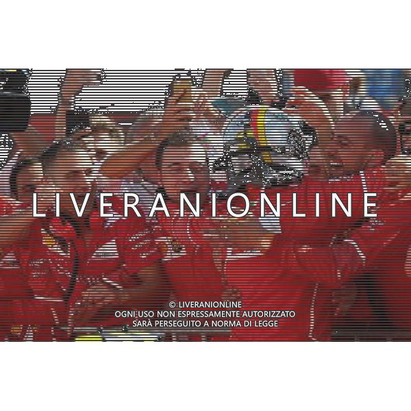 1st place Sebastian Vettel (GER) Ferrari SF70H. 30.07.2017. Formula 1 World Championship, Rd 11, Hungarian Grand Prix, Budapest, Hungary, Race Day. /AGENZIA ALDO LIVERANI SAS - ITALY ONLY - EDITORIAL USE ONLY - - GP F1 BUDAPEST UNGHERIA GARA 30/07/2017