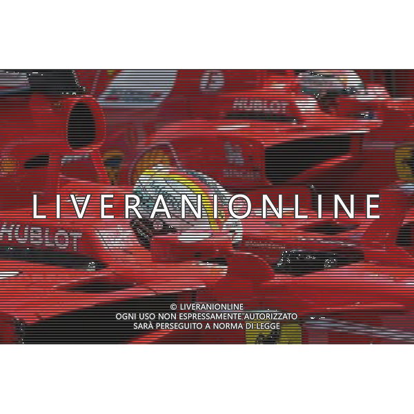 Sebastian Vettel (GER) Ferrari SF70H and Kimi Raikkonen (FIN) Ferrari SF70H. 30.07.2017. Formula 1 World Championship, Rd 11, Hungarian Grand Prix, Budapest, Hungary, Race Day. /AGENZIA ALDO LIVERANI SAS - ITALY ONLY - EDITORIAL USE ONLY - - GP F1 BUDAPEST UNGHERIA GARA 30/07/2017