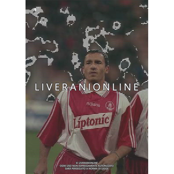 08-04-1997 MILANO- COPPA UEFA INTER MONACO NELLA FOTO BENARBIA ALI AG ALDO LIVERANI SAS