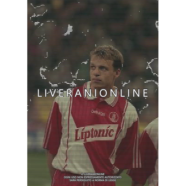 08-04-1997 MILANO- COPPA UEFA INTER MONACO NELLA FOTO IRLES BRUNO AG ALDO LIVERANI SAS