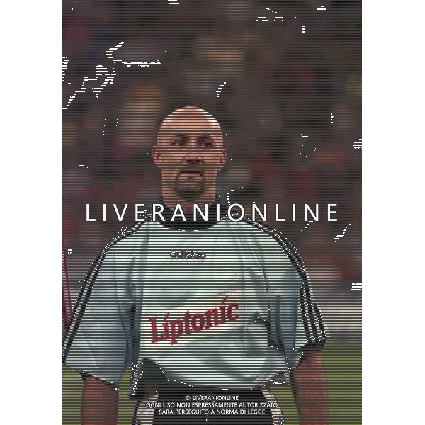 08-04-1997 MILANO- COPPA UEFA INTER MONACO NELLA FOTO BARTHEZ FABIEN AG ALDO LIVERANI SAS