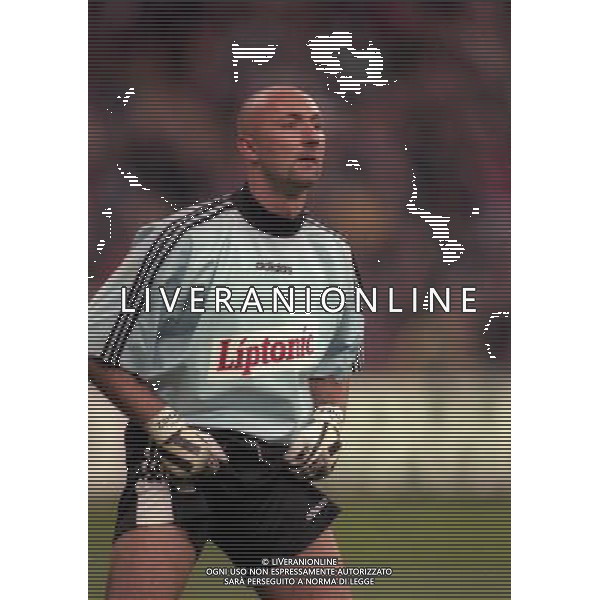 08-04-1997 MILANO- COPPA UEFA INTER MONACO NELLA FOTO FABIEN BARTHEZ AG ALDO LIVERANI SAS