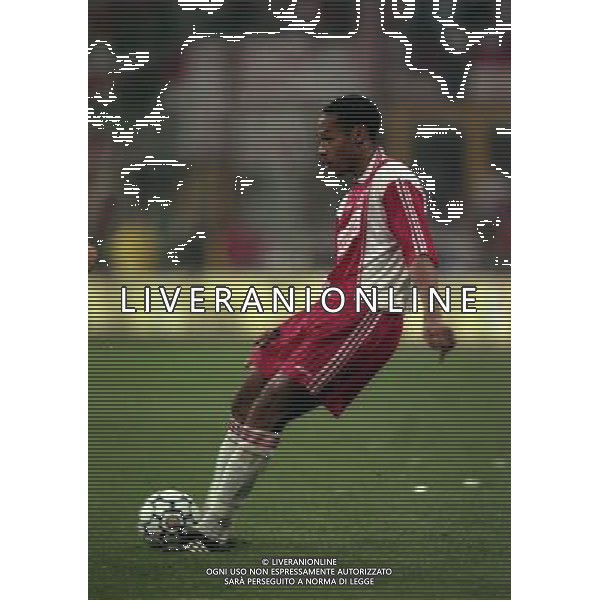 08-04-1997 MILANO- COPPA UEFA INTER MONACO NELLA FOTO THIERRY HENRY AG ALDO LIVERANI SAS