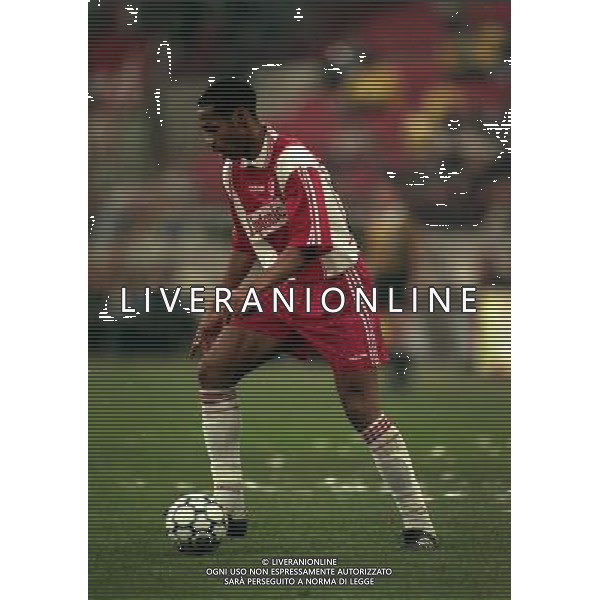 08-04-1997 MILANO- COPPA UEFA INTER MONACO NELLA FOTO THIERRY HENRY AG ALDO LIVERANI SAS