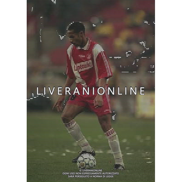 08-04-1997 MILANO- COPPA UEFA INTER MONACO NELLA FOTO THIERRY HENRY AG ALDO LIVERANI SAS