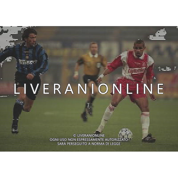 08-04-1997 MILANO- COPPA UEFA INTER MONACO NELLA FOTO SONNY ANDERSSON AG ALDO LIVERANI SAS