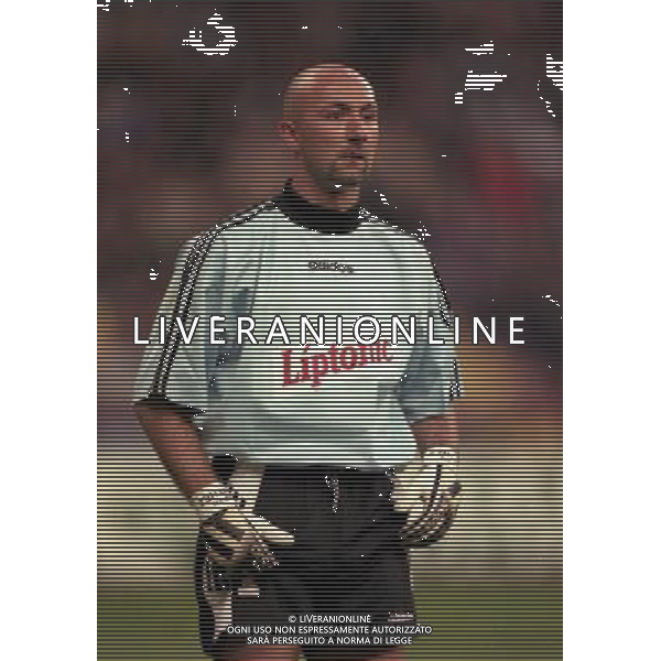 08-04-1997 MILANO- COPPA UEFA INTER MONACO NELLA FOTO FABIEN BARTHEZ AG ALDO LIVERANI SAS