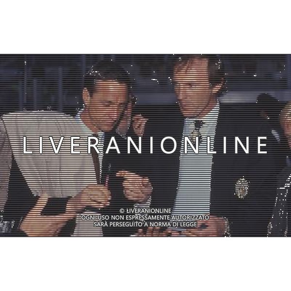 RETROSPETTIVA FRANCESCO MORINI CALCIATORE E DIRIGENTE SPORTIVO NELLA FOTO FRANCESCO MORINI CON JOHAN CRUJFF AG ALDO LIVERANI SAS