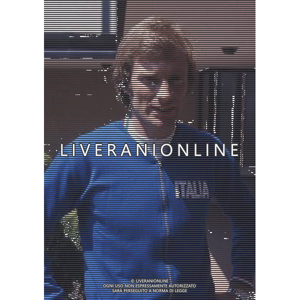 RETROSPETTIVA FRANCESCO MORINI CALCIATORE E DIRIGENTE SPORTIVO NELLA FOTO FRANCESCO MORINI CON LA MAGLIA DELLA NAZIONALE ITALIANA AG ALDO LIVERANI SAS
