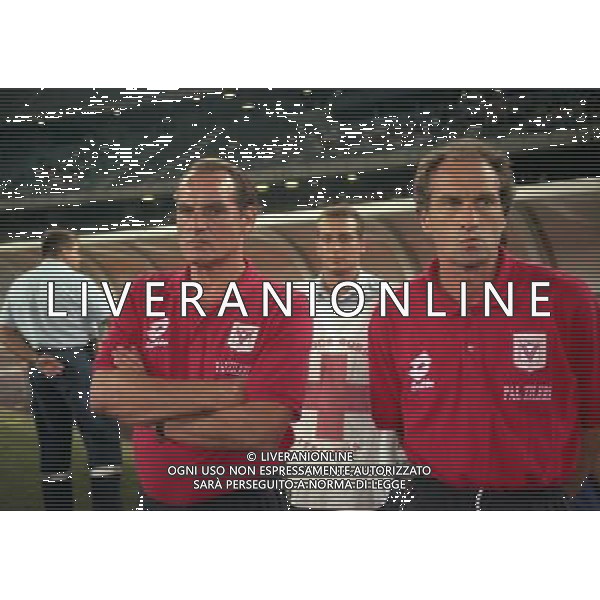 23-08-1997 TORINO-SUPERCOPPA ITALIANA JUVENTUS- VICENZA NELLA FOTO ERNESTO GALLI E FRANCESCO GUIDOLIN AG ALDO LIVERANI SAS