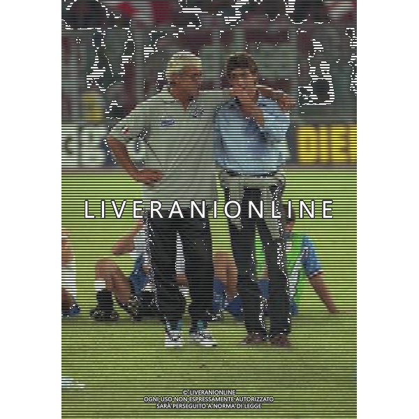 23-08-1997 TORINO-SUPERCOPPA ITALIANA JUVENTUS- VICENZA NELLA FOTO ANDREA AGNELLI E MARCELLO LIPPI AG ALDO LIVERANI SAS
