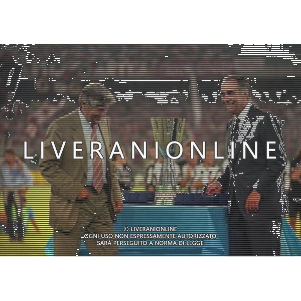 23-08-1997 TORINO-SUPERCOPPA ITALIANA JUVENTUS- VICENZA NELLA FOTO LUCIANO NIZZOLA E FRANCO CARRARO AG ALDO LIVERANI SAS