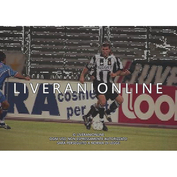 23-08-1997 TORINO-SUPERCOPPA ITALIANA JUVENTUS- VICENZA NELLA FOTO ZINEDINE ZIDANE AG ALDO LIVERANI SAS