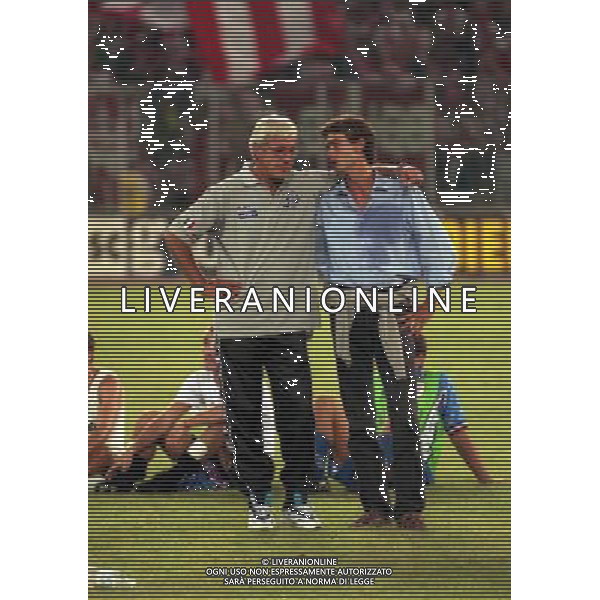 23-08-1997 TORINO-SUPERCOPPA ITALIANA JUVENTUS- VICENZA NELLA FOTO ANDREA AGNELLI E MARCELLO LIPPI AG ALDO LIVERANI SAS