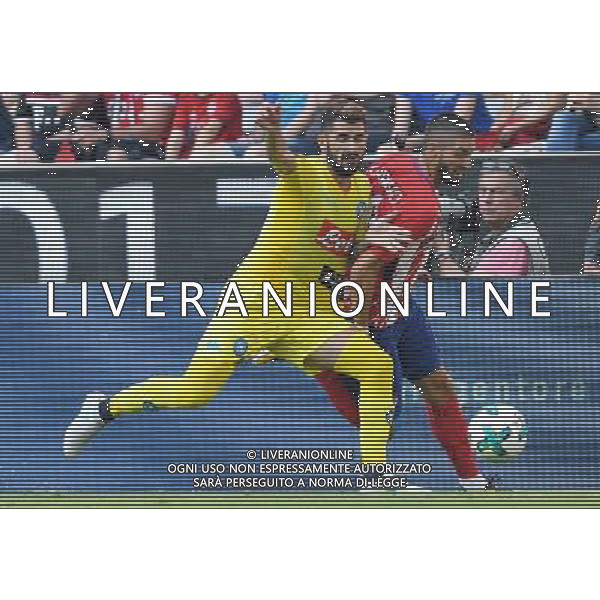 Audi Cup 2017 Semifinale Monaco di Baviera (Germania) - 01.08.2017 Atletico Madrid-Napoli Nella Foto:hysaj carrasco /Ph.Vitez-Ag. Aldo Liverani