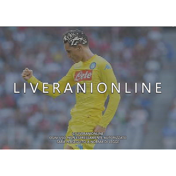 Audi Cup 2017 Semifinale Monaco di Baviera (Germania) - 01.08.2017 Atletico Madrid-Napoli Nella Foto:callejon esultanza dopo il gol /Ph.Vitez-Ag. Aldo Liverani