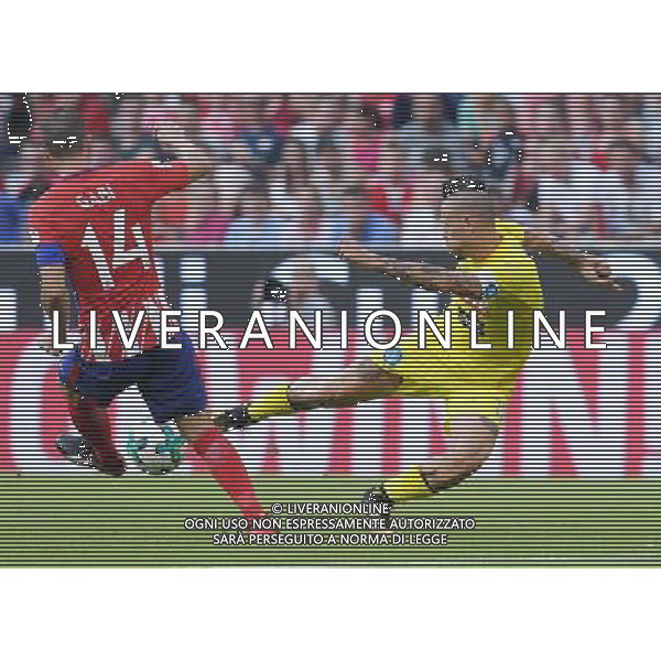 Audi Cup 2017 Semifinale Monaco di Baviera (Germania) - 01.08.2017 Atletico Madrid-Napoli Nella Foto: marek hamsik e gabi /Ph.Vitez-Ag. Aldo Liverani