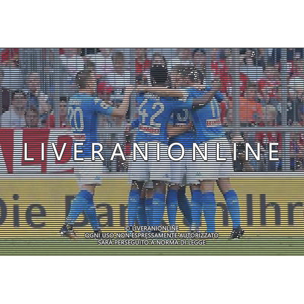 Audi Cup 2017 Finale 3/4 Monaco di Baviera (Germania) - 02.08.2017 Bayern Monaco-Napoli Nella Foto:giaccherini esulta /Ph.Vitez-Ag. Aldo Liverani