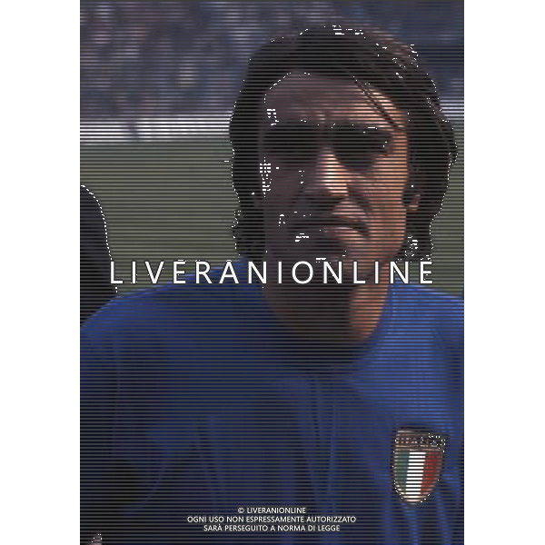 RETROSPETTIVA PIETRO ANASTASI CALCIATORE NELLA FOTO PIETRO ANASTASI CON LA MAGLIA DELLA NAZIONALE ITALIANA AG ALDO LIVERANI SAS