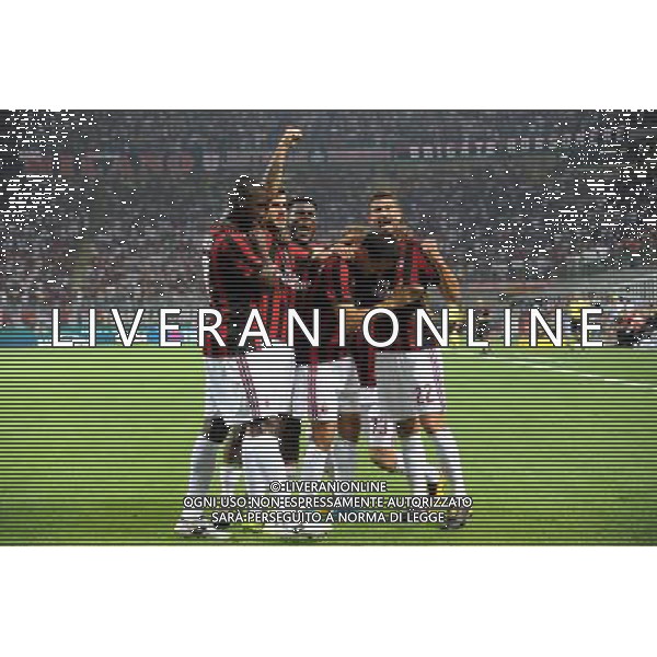 Milano 3-08-2017 Stadio Giuseppe Meazza - San Siro UEFA Europa League 3Â° turno preliminare - gara di ritorno Milan vs Universitatea Craiova nella foto Bonaventura segna 1 a 0 Milan foto Roberto Garavaglia - ag. Aldo Liverani sas