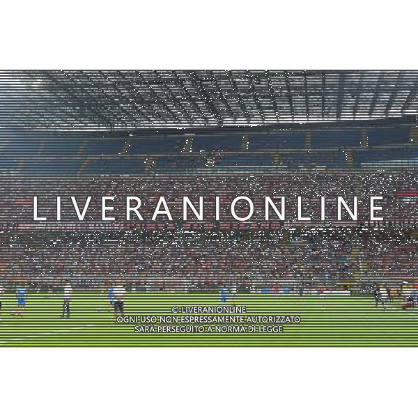 Milano 3-08-2017 Stadio Giuseppe Meazza - San Siro UEFA Europa League 3Â° turno preliminare - gara di ritorno Milan vs Universitatea Craiova nella foto tifosi curva sud foto Roberto Garavaglia - ag. Aldo Liverani sas