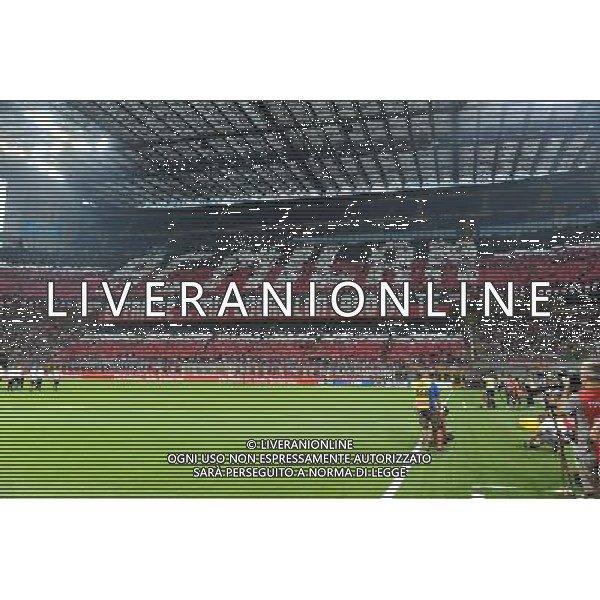 Milano 3-08-2017 Stadio Giuseppe Meazza - San Siro UEFA Europa League 3Â° turno preliminare - gara di ritorno Milan vs Universitatea Craiova nella foto tifosi curva sud foto Roberto Garavaglia - ag. Aldo Liverani sas