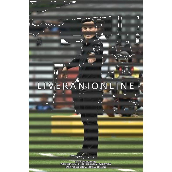 Milano 3-08-2017 Stadio Giuseppe Meazza - San Siro UEFA Europa League 3Â° turno preliminare - gara di ritorno Milan vs Universitatea Craiova nella foto Montella allenatore Milan foto Roberto Garavaglia - ag. Aldo Liverani sas