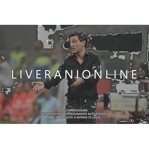 Milano 3-08-2017 Stadio Giuseppe Meazza - San Siro UEFA Europa League 3Â° turno preliminare - gara di ritorno Milan vs Universitatea Craiova nella foto Montella allenatore Milan foto Roberto Garavaglia - ag. Aldo Liverani sas