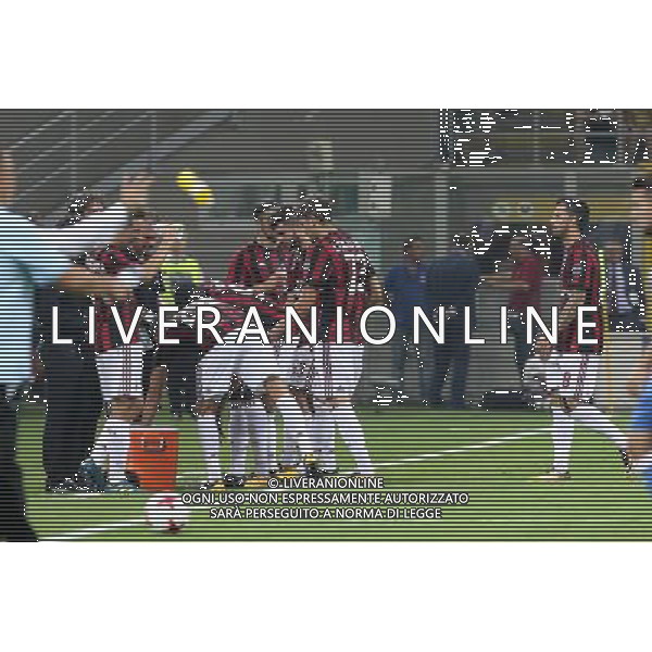 UEFA Europa League 2017/2018 Terzo Turno Eliminatorio Ritorno Milano - 03.08.2017 Milan-Universitatea Craiova Nella Foto:Pausa per il troppo caldo /Ph.Garbuio-Ag. Aldo Liverani
