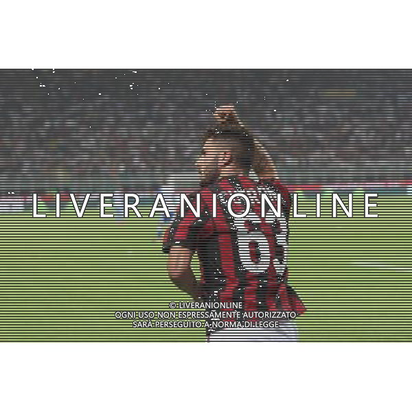 UEFA Europa League 2017/2018 Terzo Turno Eliminatorio Ritorno Milano - 03.08.2017 Milan-Universitatea Craiova Nella Foto:Esultanza Cutrone /Ph.Garbuio-Ag. Aldo Liverani
