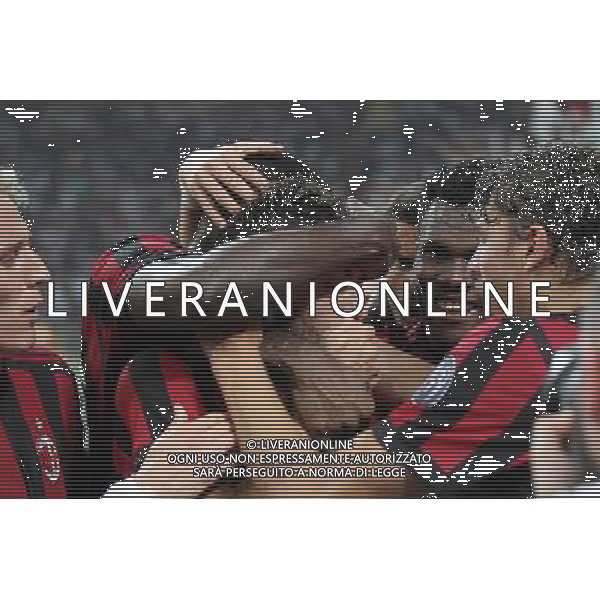 UEFA Europa League 2017/2018 Terzo Turno Eliminatorio Ritorno Milano - 03.08.2017 Milan-Universitatea Craiova Nella Foto:Esultanza Cutrone /Ph.Garbuio-Ag. Aldo Liverani