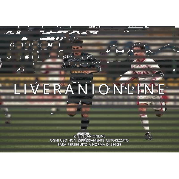 21-10-1998 MILANO- COPPA UEFA INTER SPARTAK MOSCA 2-1 NELLA FOTO JAVIER ZANETTI-Alenichev DMITRIJ AG ALDO LIVERANI SAS