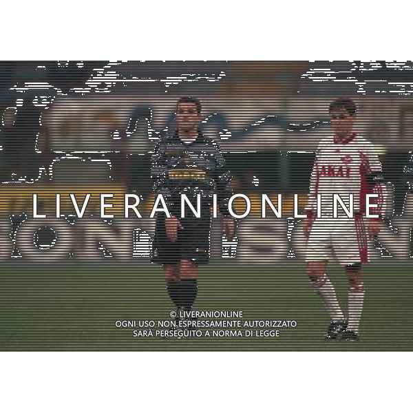 21-10-1998 MILANO- COPPA UEFA INTER SPARTAK MOSCA 2-1 NELLA FOTO ZE ELIAS-Alenichev DMITRIJ AG ALDO LIVERANI SAS