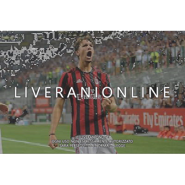 Milano 3-08-2017 Stadio Giuseppe Meazza - San Siro UEFA Europa League 3¡ turno preliminare - gara di ritorno Milan vs Universitatea Craiova nella foto Manuel Locatelli (Milan) foto Roberto Garavaglia - ag. Aldo Liverani sas