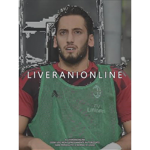 Milano 3-08-2017 Stadio Giuseppe Meazza - San Siro UEFA Europa League 3¡ turno preliminare - gara di ritorno Milan vs Universitatea Craiova nella foto Hakan Calhanoglu (Milan) foto Roberto Garavaglia - ag. Aldo Liverani sas