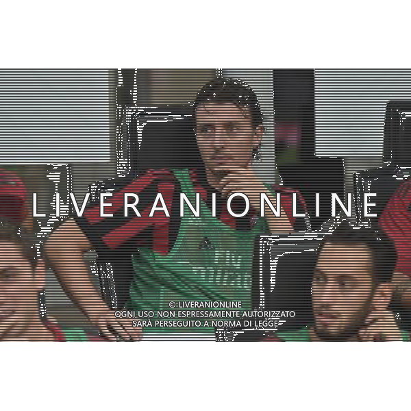 Milano 3-08-2017 Stadio Giuseppe Meazza - San Siro UEFA Europa League 3¡ turno preliminare - gara di ritorno Milan vs Universitatea Craiova nella foto Riccardo Montolivo (Milan) foto Roberto Garavaglia - ag. Aldo Liverani sas