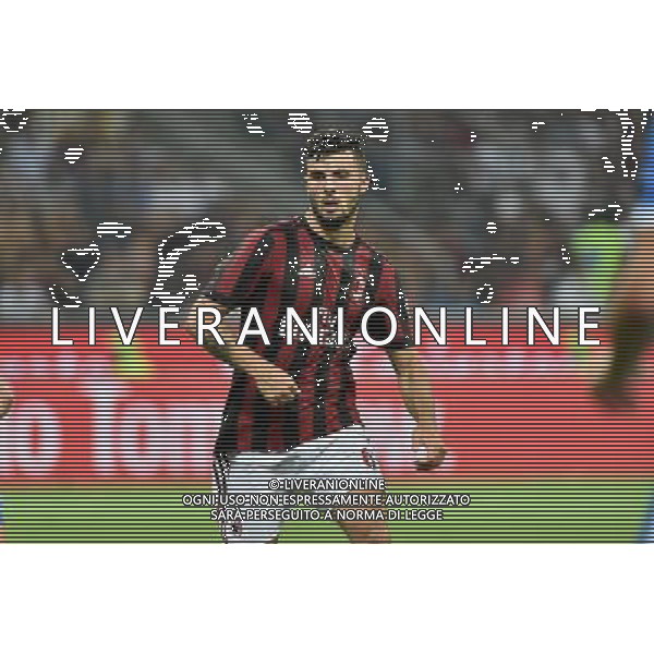 Milano 3-08-2017 Stadio Giuseppe Meazza - San Siro UEFA Europa League 3¡ turno preliminare - gara di ritorno Milan vs Universitatea Craiova nella foto Patrick Cutrone (Milan) foto Roberto Garavaglia - ag. Aldo Liverani sas