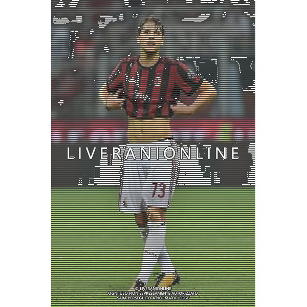 Milano 3-08-2017 Stadio Giuseppe Meazza - San Siro UEFA Europa League 3¡ turno preliminare - gara di ritorno Milan vs Universitatea Craiova nella foto Manuel Locatelli (Milan) foto Roberto Garavaglia - ag. Aldo Liverani sas